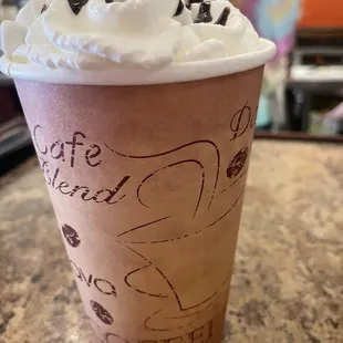 Mmmm. Mocha Latte. Oh there is more...