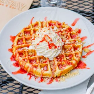 Strawberries and Cream Waffle