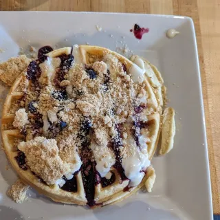 Blueberry Cheesecake Waffle