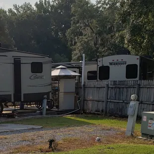 This one has a storage gazebo.