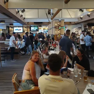 Partial view of a dining area