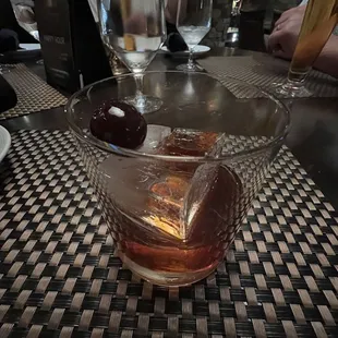 a bowl of food on a table