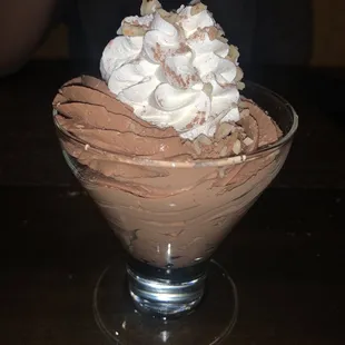 Hazelnut chocolate mousse