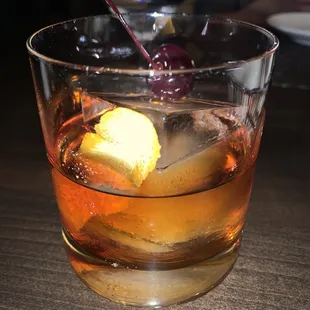 Smoked old fashioned