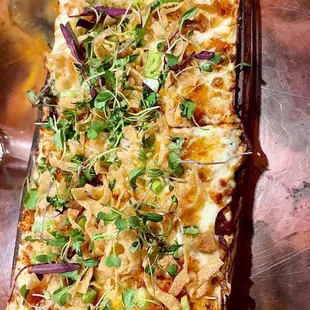 Lobster Rangoon flatbread