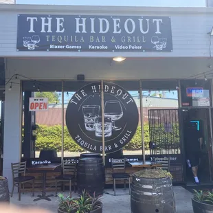 New HIDE out bar tequila bar