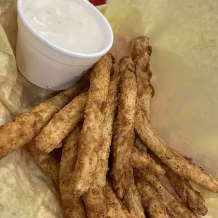 Chicken fried fries with gravy