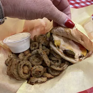 Green Chili Cheeseburger