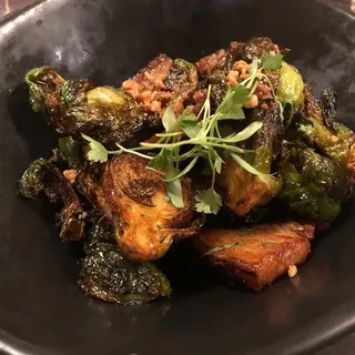 Crispy Pork Belly & Brussel Sprouts