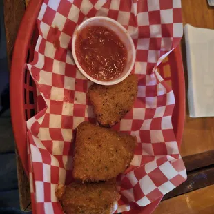 Fried cheese I think.