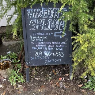 The Hideout Saloon in Mariposa, California
