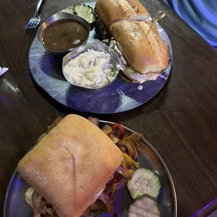 French Dip and BarBQ