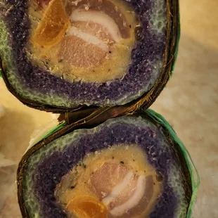 Thanks to my brother&apos;s for  three colors, mungbean/por belly sticky rice. I&apos;m fat &amp; gaining weight 2/10/24