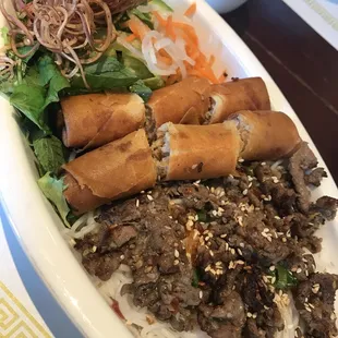 Bun Tom Thit Nuong Cha Gio