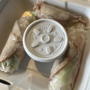 a container of vietnamese food