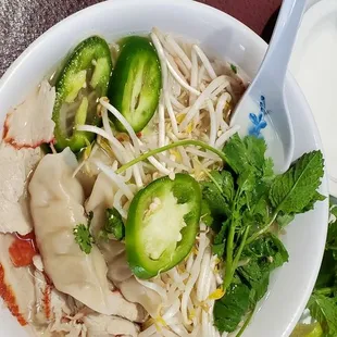 BBQ Pork Wonton Soup