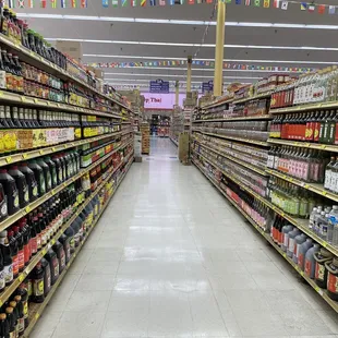 Well organized aisles