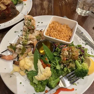 Char-Grilled Mexican Prawns