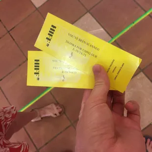 You can get tickets ahead of time online