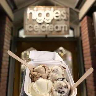 Flight of ice cream!