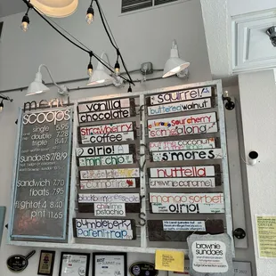 These are all of the flavors that they had available.