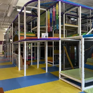 Huge indoor playground for your little humans to burn some energy on.
