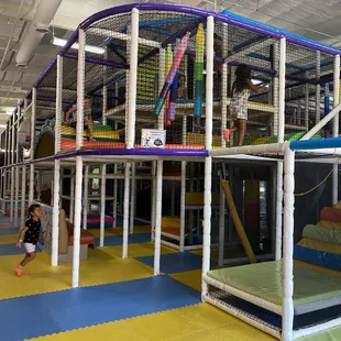 Huge indoor playground.