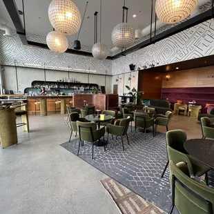 wide shot of the room