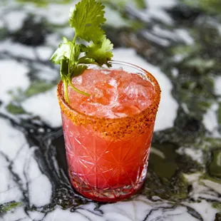 milagro blanco tequila, chili infused agave, blood orange, habanero tincture