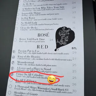 The Syrah was the only one I could drink.