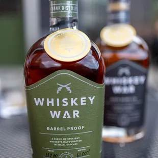 Whiskey War Barrel Strength 122 proof ($54)