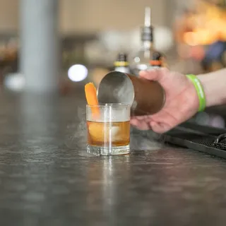 Smoked Old Fashioned**