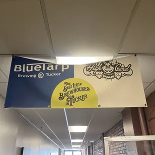 Blue Tarp and High Card sit together in the same voluminous space.