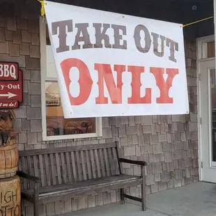 TAKE OUT ONLY UUGGHHH!!!