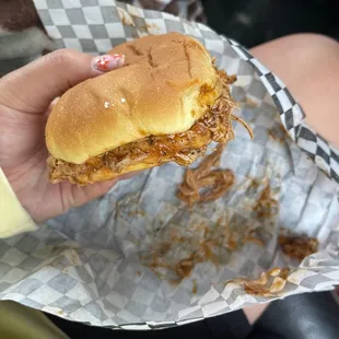 Pulled BBQ Chicken Sandwich