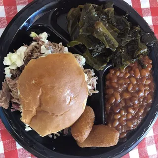 Pork BBQ Sandwich Plate