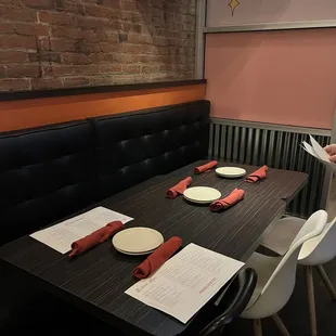 interior, sushi and sashimi
