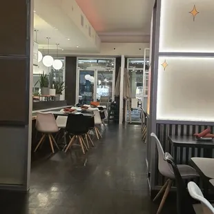 View from our table.