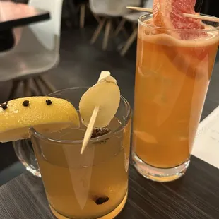 Hot Toddy and Tail Feathers