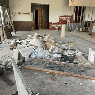 Construction debris removal