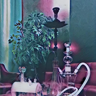 We offer both traditional and glass hookahs!