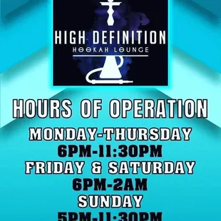 Hours of operation