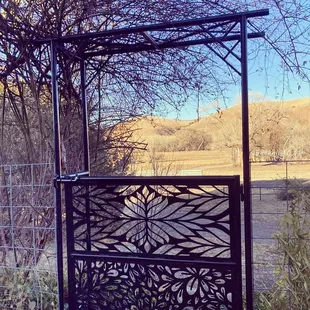 Custom garden gate