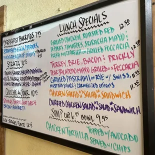 Lunch specials