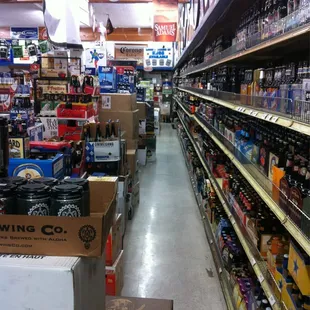 Just one on the many beer aisles in the place, this is always my first stop when I walk into the store.