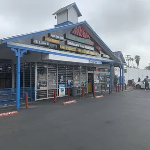 the front of the store