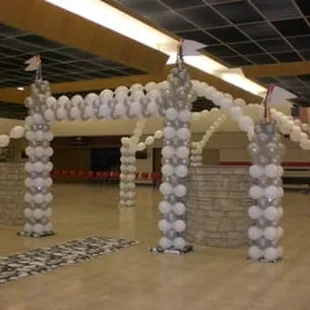 High Expectations dance floor themed decoration