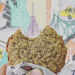 Delicious oatmeal cream pie