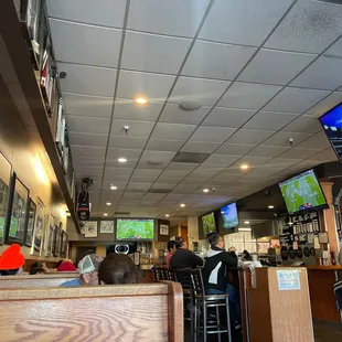 people sitting at the bar