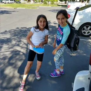 First time at the batting cage